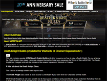 Tablet Screenshot of deathknightbuilds.com